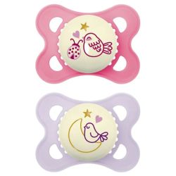 Sucettes nuit MAM Original 2-6 mois x2