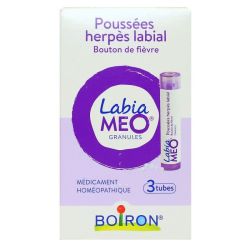 BOIRON LabiaMeo poussées herpès labial 3 tubes granules 4g