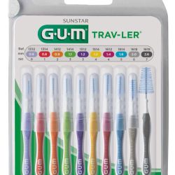 GUM TRAVLER BROSSET M/PACK 10 1699
