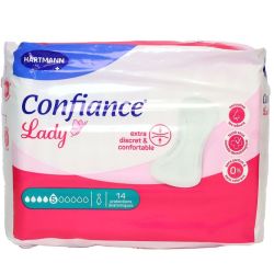 Lady 14 protections anatomiques fuite urinaire 5 gouttes