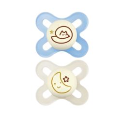 MAM Sucette Original Naissance Nuit 0-2mois X2 - (3 colories)