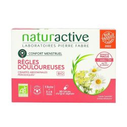 Règles douloureuses crampes abdominales 30 gélules bio