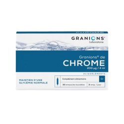 Granions De Chrome 200microgramms - 30 ampoules buvables
