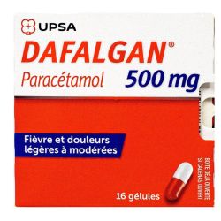 Dafalgan 500mg - paracétamol - 16 gélules