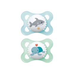 MAM - Sucette Original Phosphorescente 2-6 mois x2 - (3 colories)