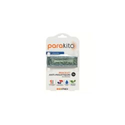parakito Bracelet anti-moustiques rechargeable adulte kaki