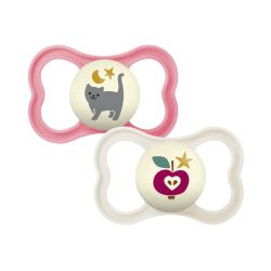 Sucettes MAM Supreme Nuit 18+ mois x2 - (2 colories)