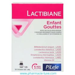 Lactibiane Enfant Gouttes 30 ml – Microbiotiques & Vitamine D3 | PiLeJe