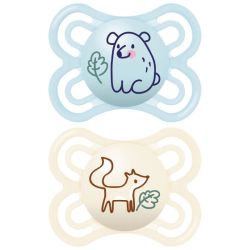 SUCETTE MAM PERFECT SILICONE 2-6M X2