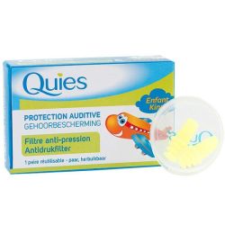 QUIES FILTRE anti-pression enfant / 1 paire réutilisable