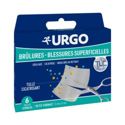 Urgo Brulure Tulle  8cmx8cm - 4 tulles