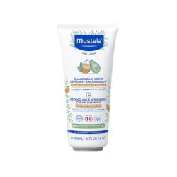 Mustela - Shampoing crème démêlant et nourrissant au karité et à l'avocat - BIO