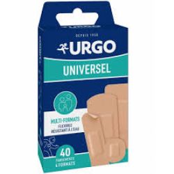 URGO PANSEMENTS UNIVERSEL 4 formats 40 pansements