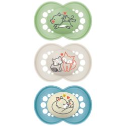 Sucette Mam Original Bleu Sil18+M X3