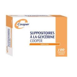 SUPPOSITOIRE GLYCERINE COOPER ADULTE Sach/100