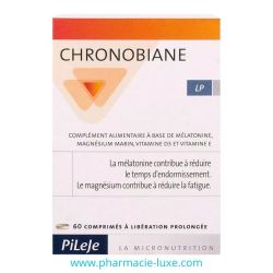 Chronobiane LP 1 mg 60 comprimés – Sommeil Réparateur & Mélatonine à Libération Prolongée