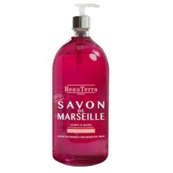 Savon de Marseille rose ancienne corps mains 1 Litre