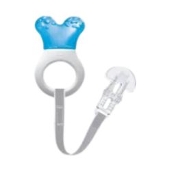 MAM anneau de dentition réfrigérant avec attache 2 mois et + - (3 colories)