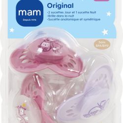 Sucette Mam Original Rose Silicone 18+M X3