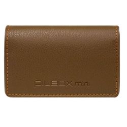 Pilbox mini pilulier semainier taupe orange