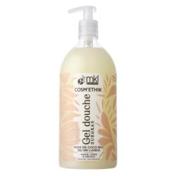 MKL Cosm'Ethik Shampooing Douche Coco 1L – 3-en-1 Corps Cheveux Sans Savon