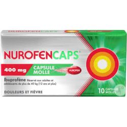 NUROFENCAPS 400MG CAPS MOL PLQ/10