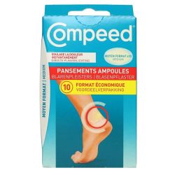 COMPEED  10 pansements ampoules moyen format