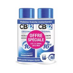 CB12 - Bain de bouche arôme menthe 2x250ml