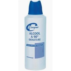 ALCOOL DENATURE COOPER 90  SOL FL/250ML