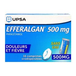 EfferalganOdis 500mg -paracétamol - 16 comprimés orodispersibles