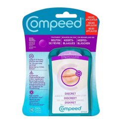 COMPEED Traitement bouton de fièvre 15 patchs invisibles