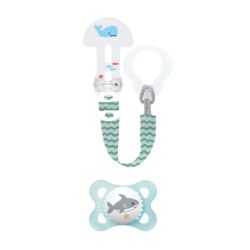 KIT Sucette + Attache sucette MAM  2-6 mois