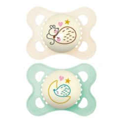 Sucettes nuit MAM Original 2-6 mois x2 - (6 colories)