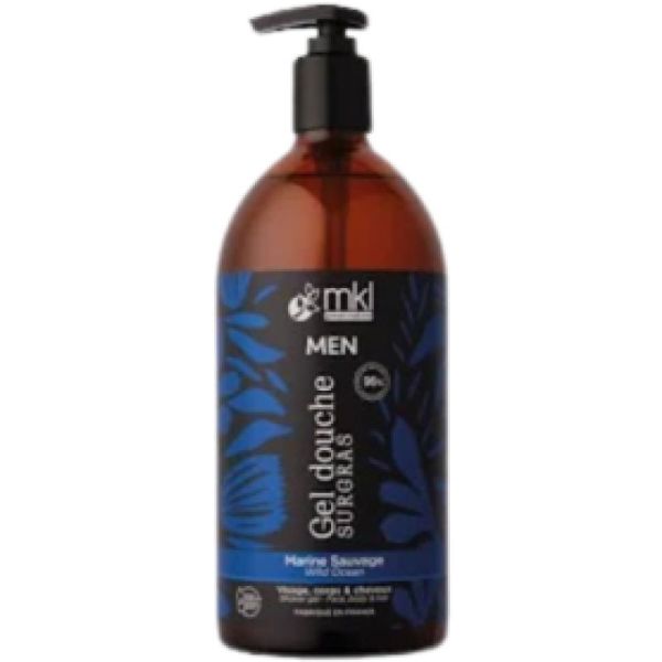 MKL MEN Gel Douche Surgras Marine Sauvage 1000 mL