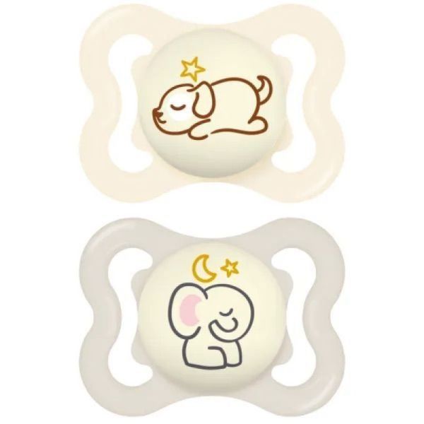 Sucettes MAM Supreme Nuit 2-6 mois x2