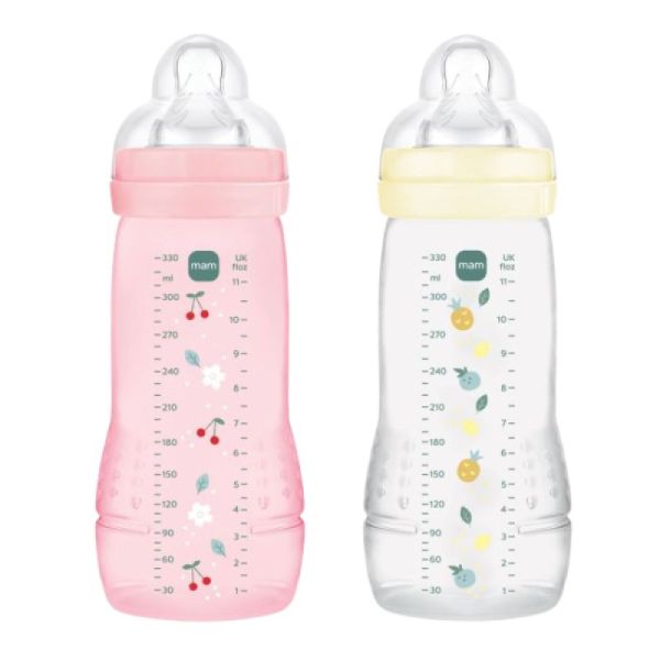 Lot de 2 Biberons MAM - Easy Active Debit X - x2 - (3 colories)