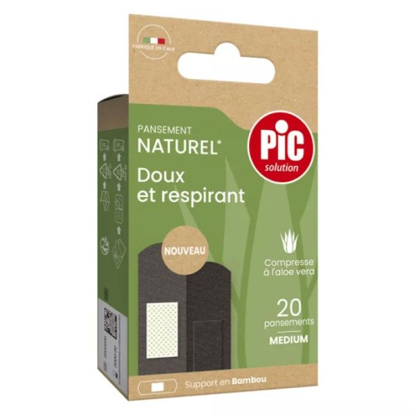 PANSEMENTS NATURELS BAMBOU DOUX PIC 20