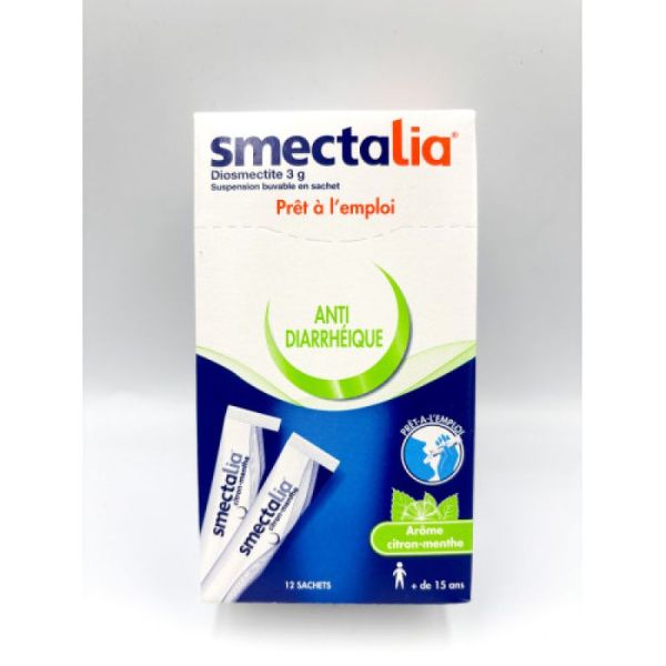 SMECTALIA 3G CITRON-MENTHE SACH 12