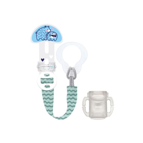 Kit sucette + Attahce tétine MAM 18+