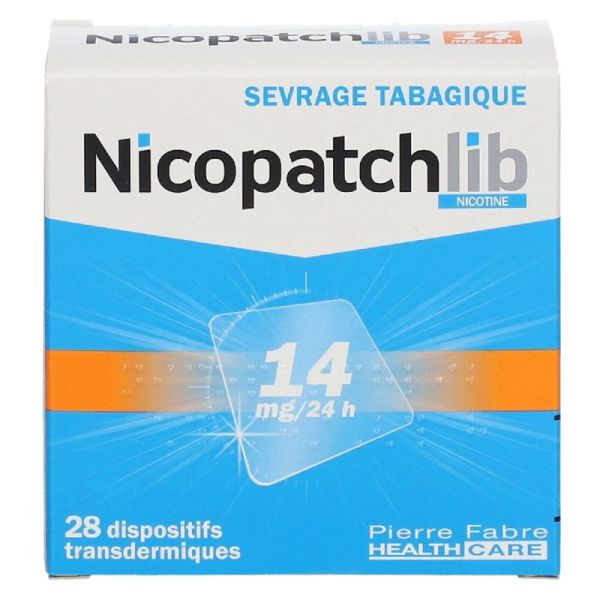 NICOPATCHLIB 14mg/24h Disp tr B/28