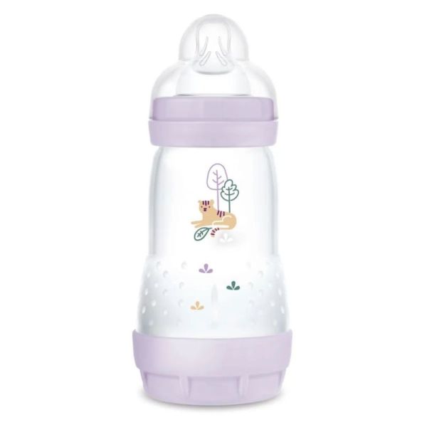 Biberon MAM Easy Start anti-colique 260 ml Lilas