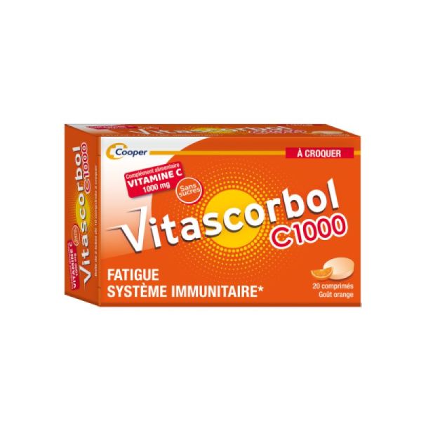 Vitascorbol C 1000 Cpr A Croq 20