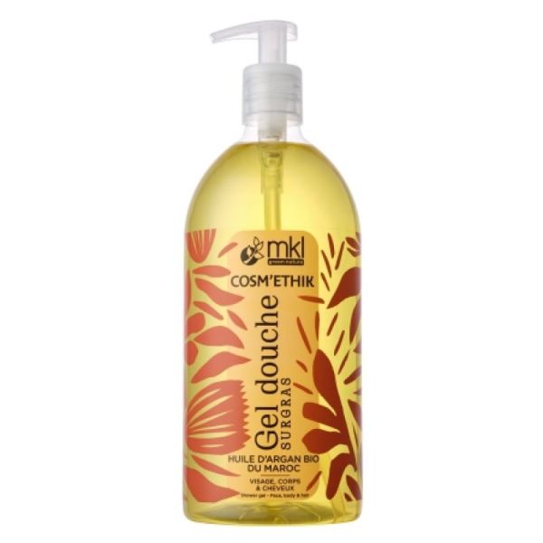 Gel douche surgras huile d'argan bio du Maroc