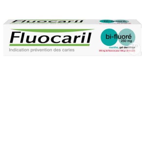Fluocaril bi-fluoré 250 mg gel dentifrice menthe