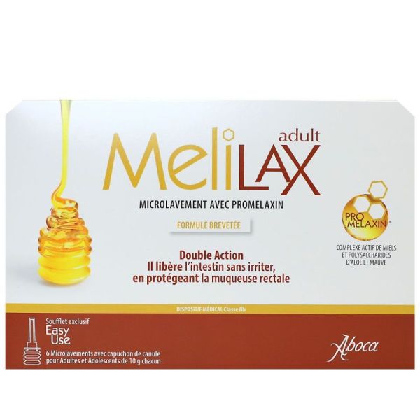 Melilax Adult CONSTIPATION microlavements  6x10g