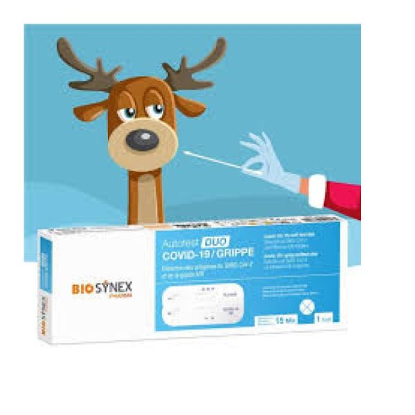 Autotest Duo Covid-19/Grippe Biosynex X1