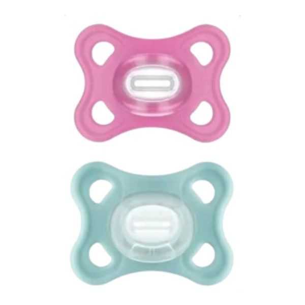 MAM  Sucette Comfort Silicone 2-12mois X2 - (3 colories)