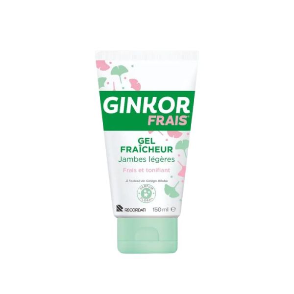 Ginkor Frais - Gel Fraicheur intense contre les Jambes Lourdes - 150 ml