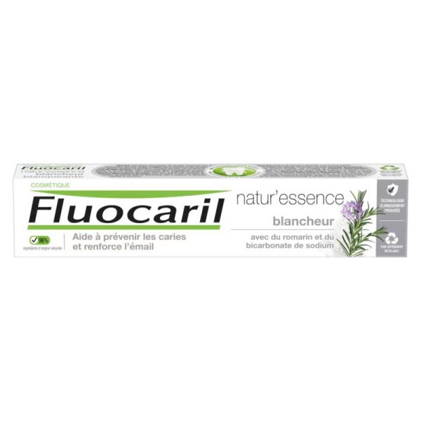 FLUOCARIL NATUR'ESSENCE DENTIFRICE BLANCHEUR 75 ml LOT 2