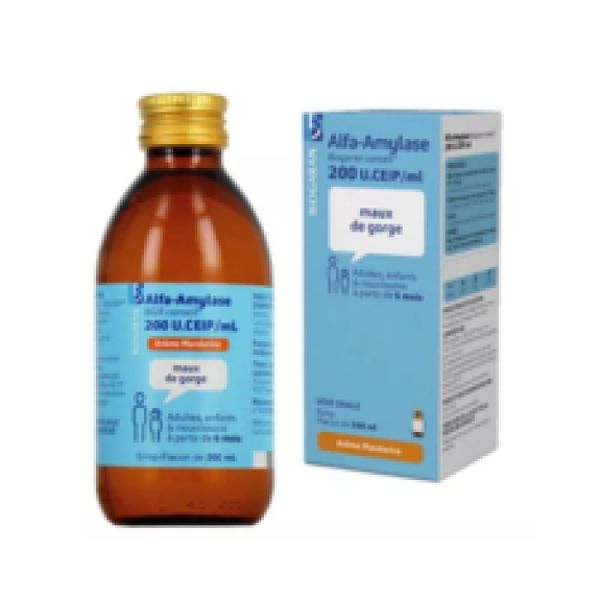 ALFA-AMYLASE Biogaran  200 U - 200mL